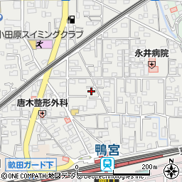 神奈川県小田原市鴨宮171周辺の地図