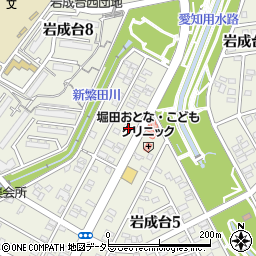 愛知県春日井市岩成台4丁目5-23周辺の地図