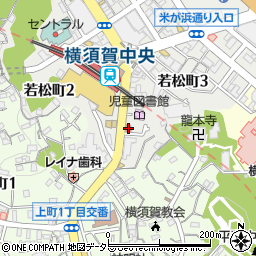 若松会館周辺の地図