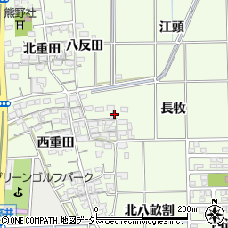 愛知県一宮市大和町北高井長牧1190周辺の地図