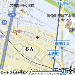 神奈川県小田原市多古390-14周辺の地図