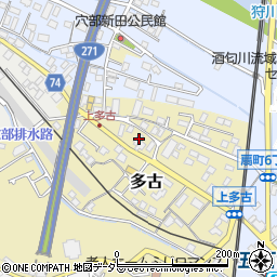 神奈川県小田原市多古379周辺の地図