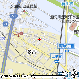 神奈川県小田原市多古390周辺の地図