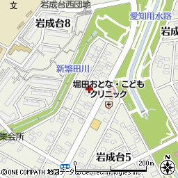 愛知県春日井市岩成台4丁目5-3周辺の地図