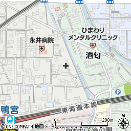 神奈川県小田原市鴨宮201-4周辺の地図