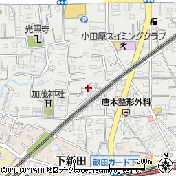 神奈川県小田原市鴨宮657-20周辺の地図