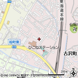 滋賀県彦根市古沢町660周辺の地図