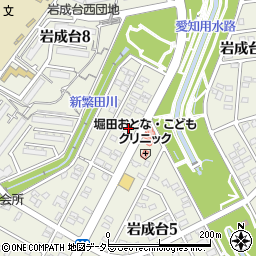 愛知県春日井市岩成台4丁目5-22周辺の地図