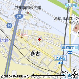 神奈川県小田原市多古305周辺の地図