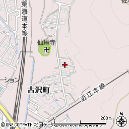 滋賀県彦根市古沢町870-34周辺の地図