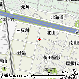 愛知県一宮市大和町氏永新田屋敷1周辺の地図