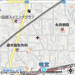 神奈川県小田原市鴨宮171-12周辺の地図