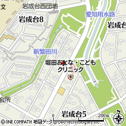 愛知県春日井市岩成台4丁目5-21周辺の地図
