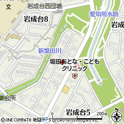 愛知県春日井市岩成台4丁目5-4周辺の地図
