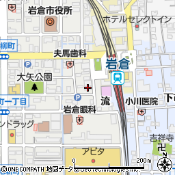 岩倉駅西ビル周辺の地図