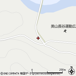 京都府南丹市美山町長谷中西通リ周辺の地図