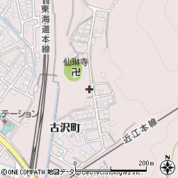 滋賀県彦根市古沢町912周辺の地図