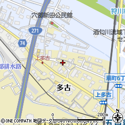 神奈川県小田原市多古307周辺の地図