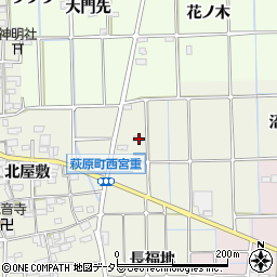愛知県一宮市萩原町西宮重東出周辺の地図