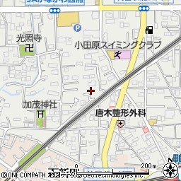 神奈川県小田原市鴨宮657周辺の地図
