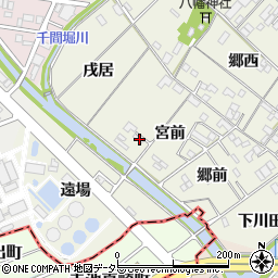 愛知県一宮市丹陽町外崎宮前805-2周辺の地図