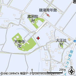 千葉県君津市鎌滝周辺の地図