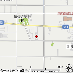 愛知県一宮市明地西阿古井98周辺の地図