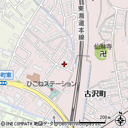 滋賀県彦根市古沢町710-11周辺の地図