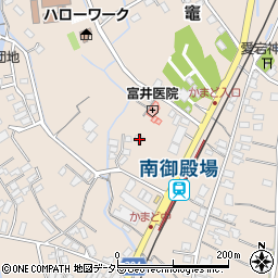 静岡県御殿場市竈711-2周辺の地図