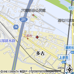 神奈川県小田原市多古390-20周辺の地図