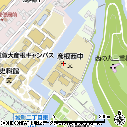 滋賀県彦根市金亀町8周辺の地図