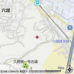 神奈川県小田原市穴部80周辺の地図