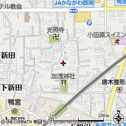 神奈川県小田原市鴨宮740周辺の地図