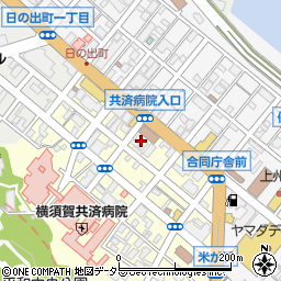 ライオンズマンション横須賀中央第５周辺の地図