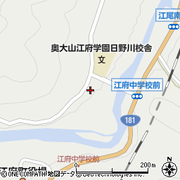 江府町町民プール周辺の地図