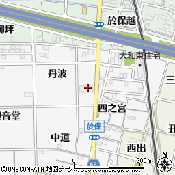 愛知県一宮市大和町於保丹波6周辺の地図