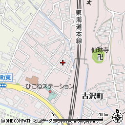 滋賀県彦根市古沢町710-14周辺の地図