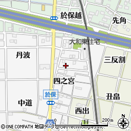 愛知県一宮市大和町於保四之宮周辺の地図