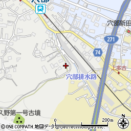神奈川県小田原市穴部66周辺の地図