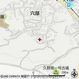 神奈川県小田原市穴部135周辺の地図