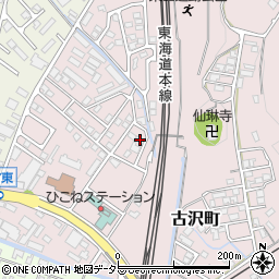 滋賀県彦根市古沢町710-8周辺の地図