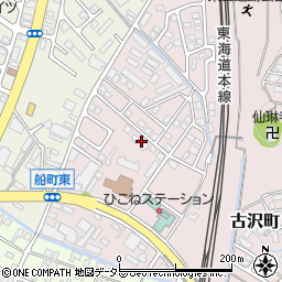 滋賀県彦根市古沢町710-49周辺の地図