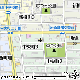 小樽食堂 岩倉店周辺の地図