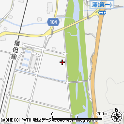 兵庫県朝来市物部277周辺の地図