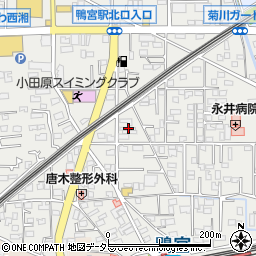 神奈川県小田原市鴨宮229周辺の地図