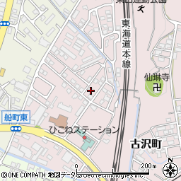 滋賀県彦根市古沢町710-29周辺の地図