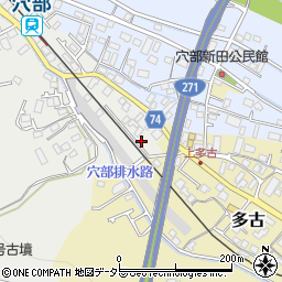 神奈川県小田原市穴部28周辺の地図