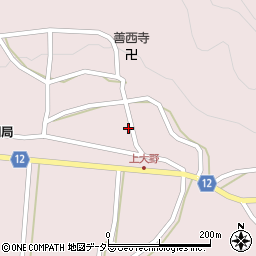 京都府南丹市美山町大野風呂ノ元周辺の地図