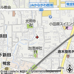 神奈川県小田原市鴨宮740-3周辺の地図