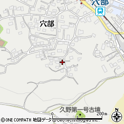 神奈川県小田原市穴部133周辺の地図
